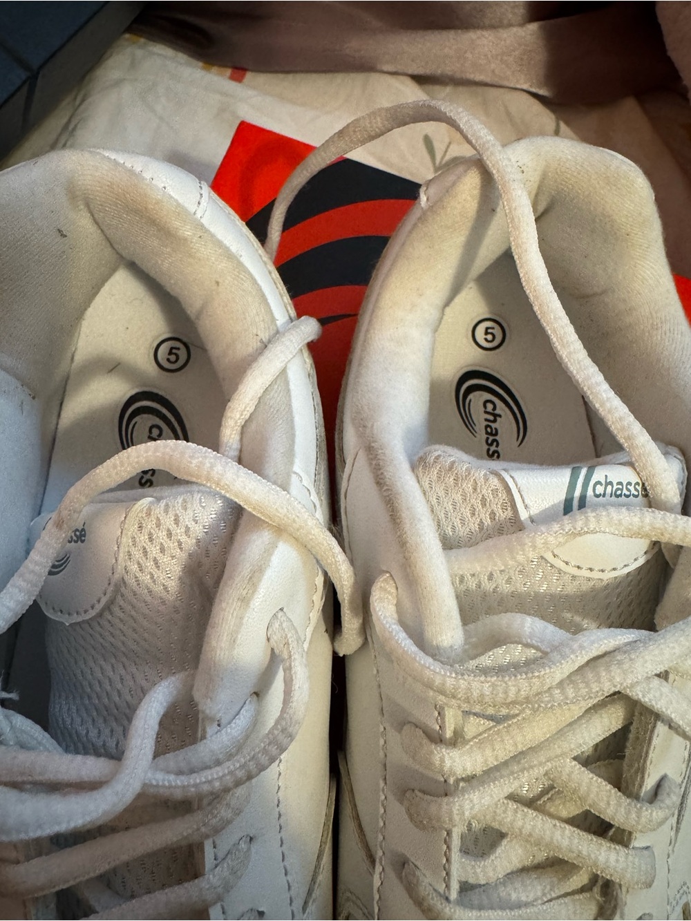 Kids White Cheer Athletic Sneakers - Size 5